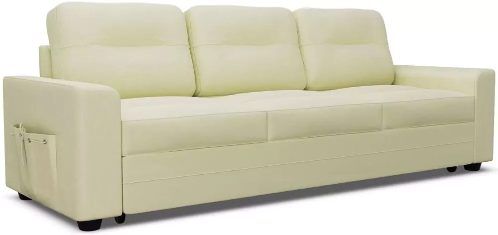 Прямой кожаный диван-кровать Беллино дизайн 3