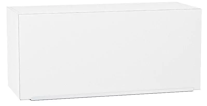 Шкаф верхний горизонтальный Фьюжн 800 Силки Белый/Белый