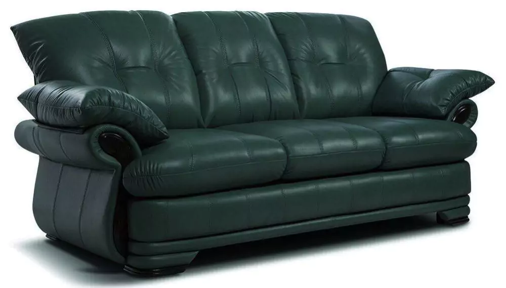 Кожаный диван Фортуна 3 3-мест без мех-ма дизайн 1