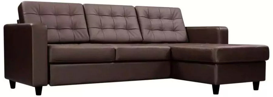Камелот угловой кожаный диван дизайн 5