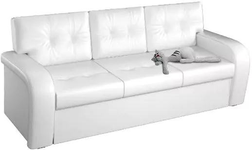 Прямой диван Классик, Белый