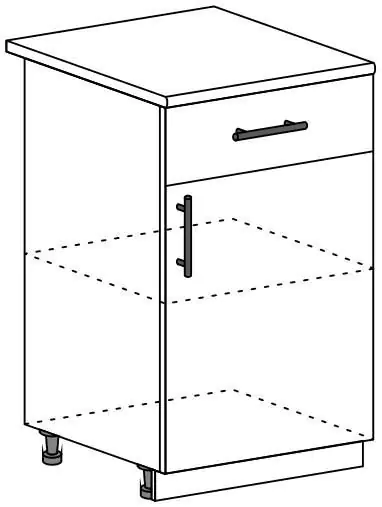 Шкаф нижний с 1 ящиком ШН1Я 500 арт153