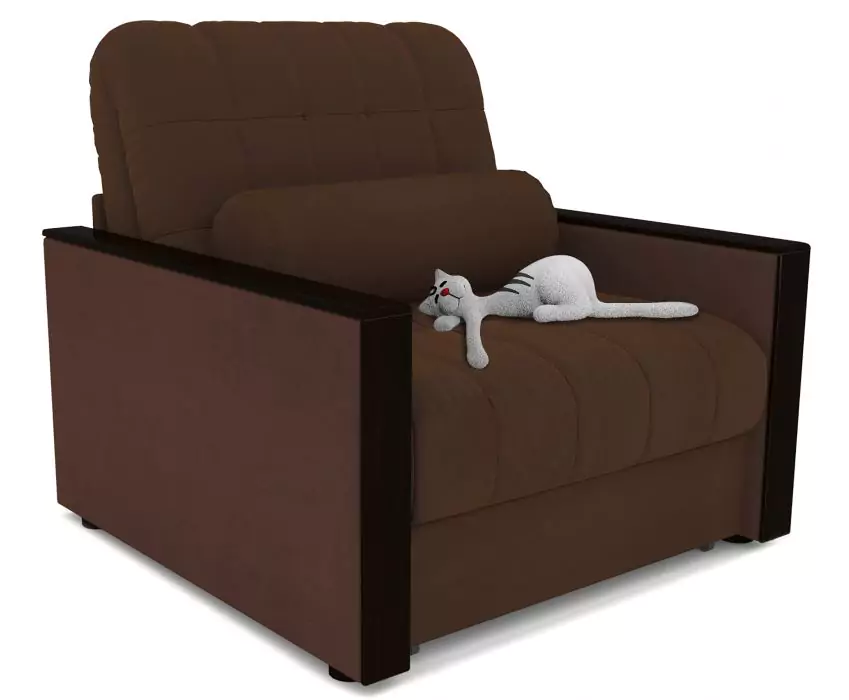 Кресло-кровать Милена коричневое