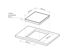 Индукционная варочная поверхность EVI 640-1 WH Белый