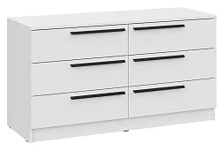 Комод Берген КМ-1200 (белое дерево) Белый 