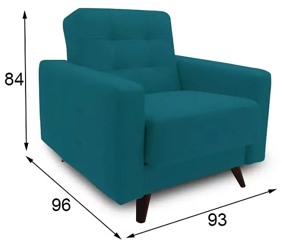 Кресло Сканди (Милано), Зеленый