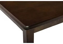 Стол Стол деревянный Леджер слоновая кость / золото Коричневый