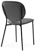 Стул на металлокаркасе Саранда графитовый / черный глянец Серый 