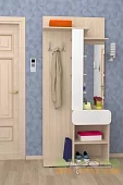 Прихожая Мебелеф-18 Бежевый 