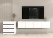 Комплект в гостиную Бастион 2.8 м, Белый