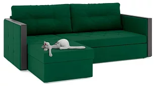 Угловой диван Даймонд Дельфин Зеленый