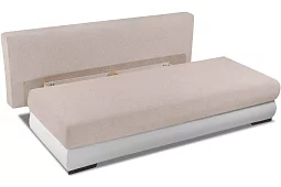 Прямой диван Фиджи-Люкс еврокнижка Софт Модель 26 Еврокнижка Бежевый