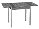 Стол обеденный ЭКО 80*60 (120) Сосна пасадена/Серебристый металлик