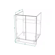 Шкаф нижний под мойку ШНМ 600 Кёльн (софт карамель) 