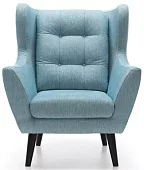 Кресло Ньюкасл Без механизма Голубой 