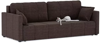 Прямой диван Риммини Еврокнижка Коричневый
