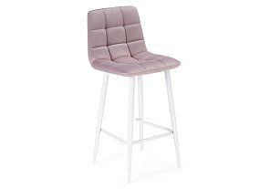 Барный стул Чилли К розовый / белый 