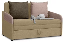 Прямой диван Гномик Выкатной Коричневый