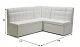 Кухонный угловой диван Омега дизайн 6 размеры