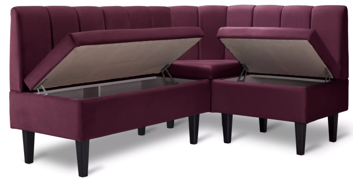 Кухонный угловой диван Лео дизайн 4