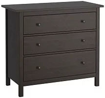 Комод с 3 ящиками HEMNES 