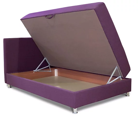 Кровать тахта с подъемным механизмом Классика 120, Фиолетовый