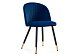 Стул Gabi dark blue / black / gold, Синий