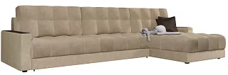 Угловой диван Босс Макс Еврокнижка Бежевый 
