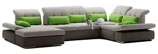 Угловой диван Лофт Дельфин Бежевый