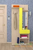 Прихожая Мебелеф-18 Бежевый 