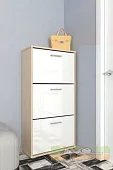 Обувница Мебелеф-10 Белый 