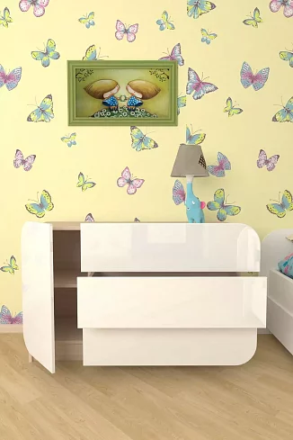 Комод Мебелеф-29, Черный