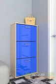 Обувница Мебелеф-10 Синий 