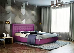 Кровать двуспальная Афина с подъемным механизмом дизайн 18